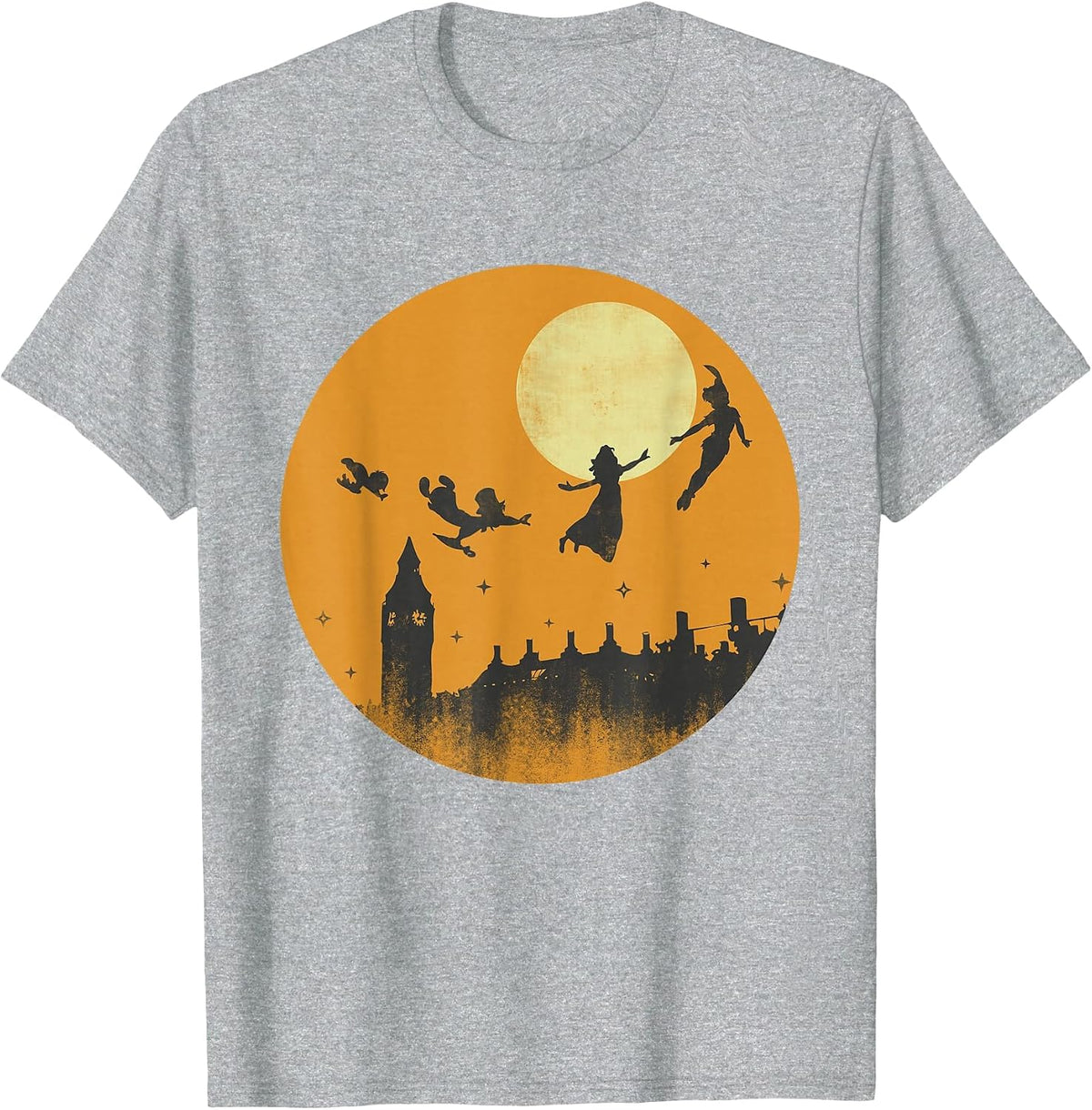 Disney Peter Pan and Darling Children Halloween T-Shirt - Heather Grey