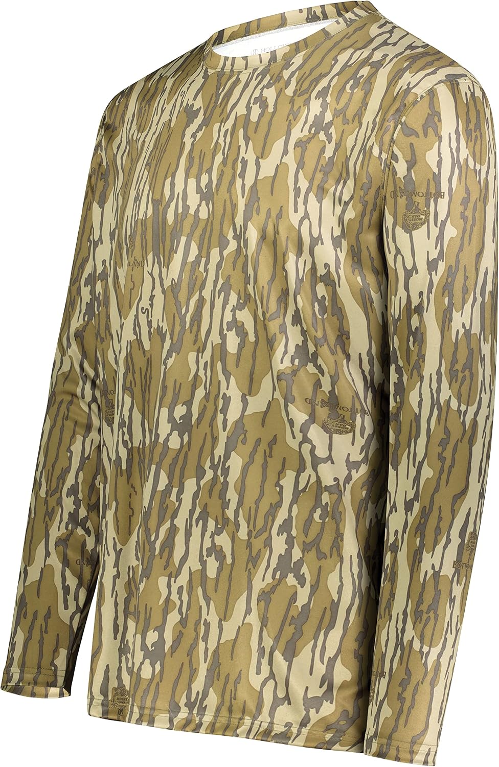Holloway Men's Mossy Oak Momentum Long Sleeve Tee - Moss Oak Original Bottomland