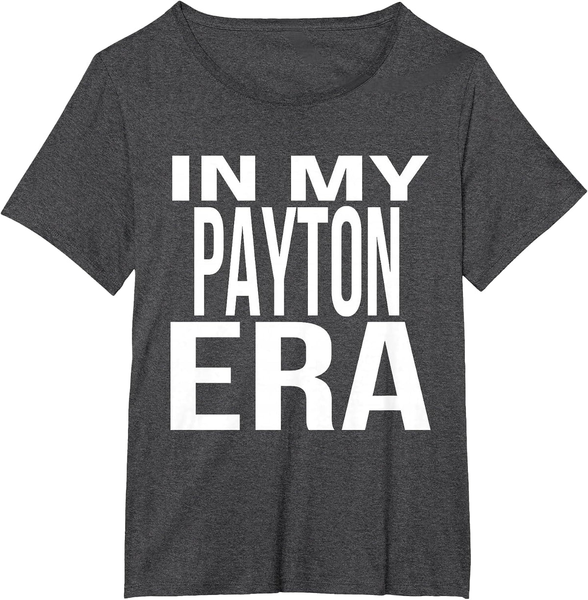 in My Payton Era Family Reunion Squad First Last Name T-Shirt - Dark Heather Grey