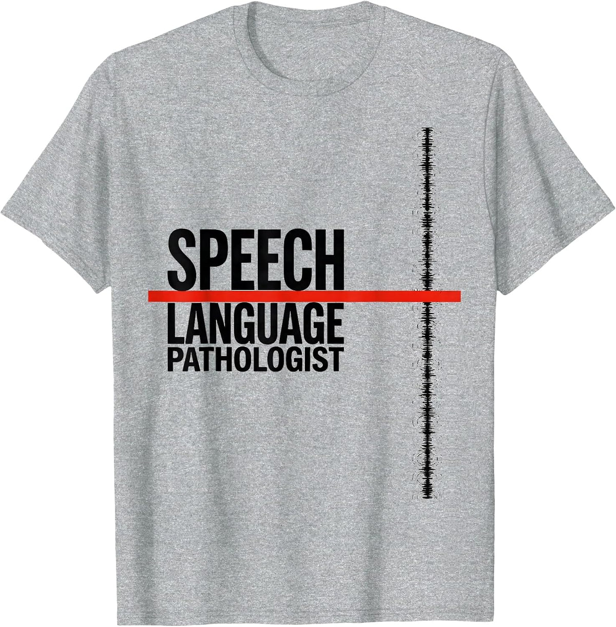 Men's Speech Language Pathologist Retro Floral SLP Professional T-Shirt - Heather Grey