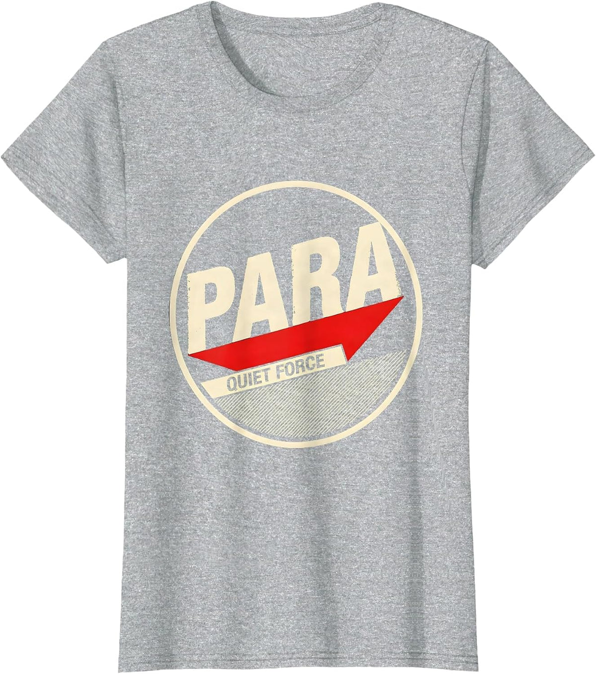 Para Quiet Force Constructivist Paraprofessional Teacher T-Shirt - Heather Grey