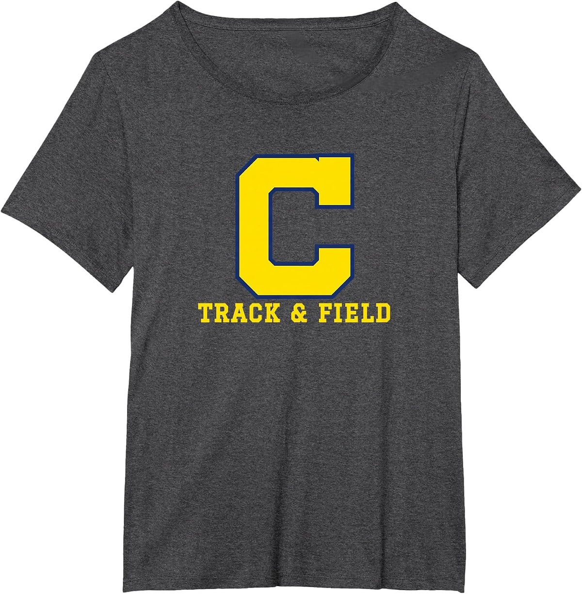 Copley High School Indians Track & Field T-Shirt - Dark Heather Grey