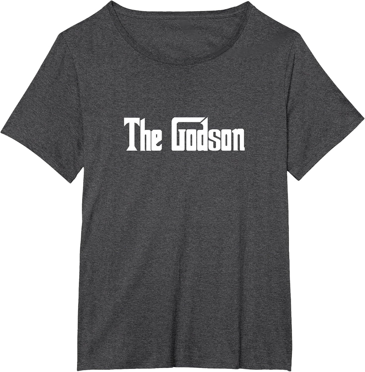The Godson Birthday T Shirts for Men Boys Mafia Gangster Tees Gift for Son - Dark Heather Grey