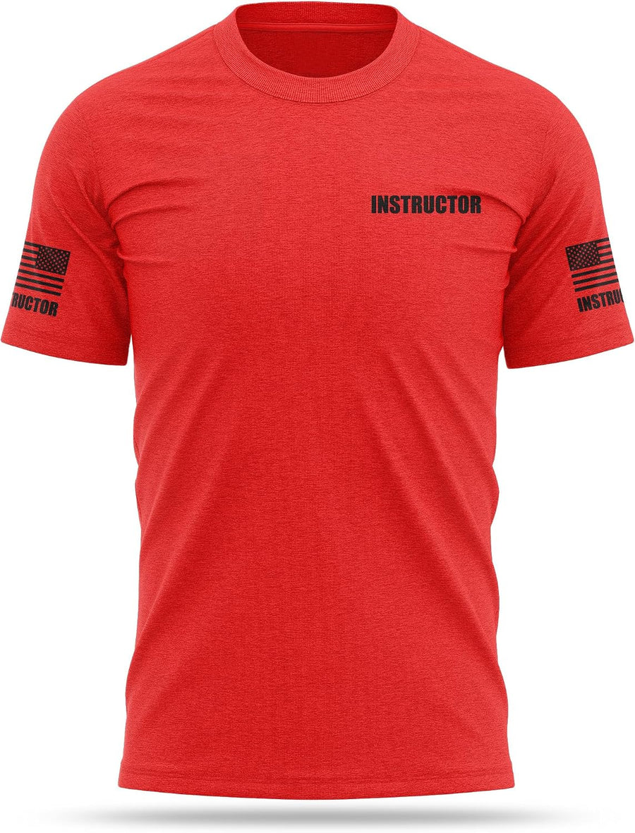 13Fifty Instructor Training Cotton Blend Tee - Red & Black