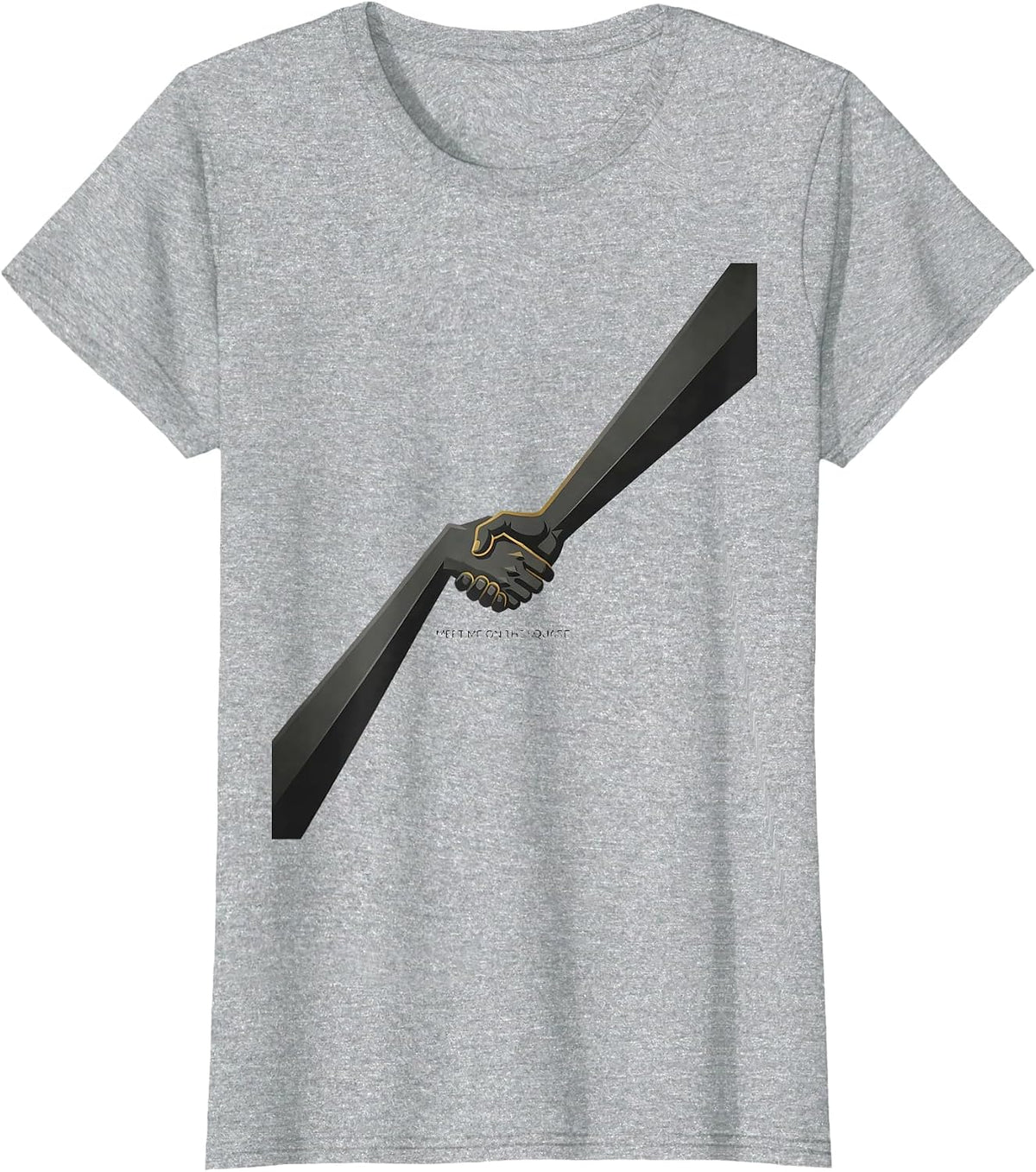 Meet Me On The Square Freemason Square And Compass Fraternal T-Shirt - Heather Grey