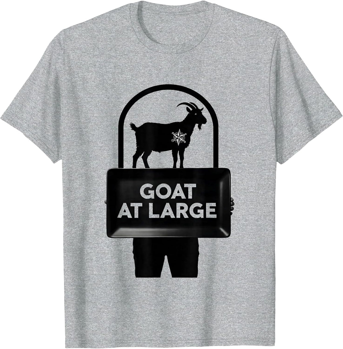 Men's Goat At Large Freemason Square And Compass Lodge Pride T-Shirt - Heather Grey