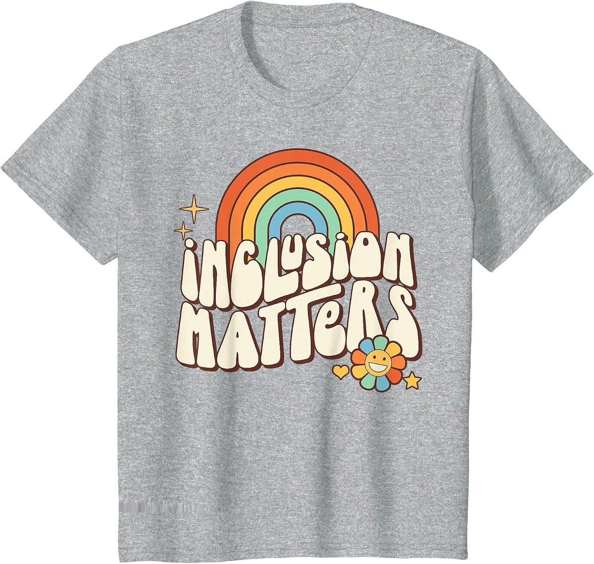 Special Education SPED Teacher Autism Inclusion Matters T-Shirt - Heather Grey