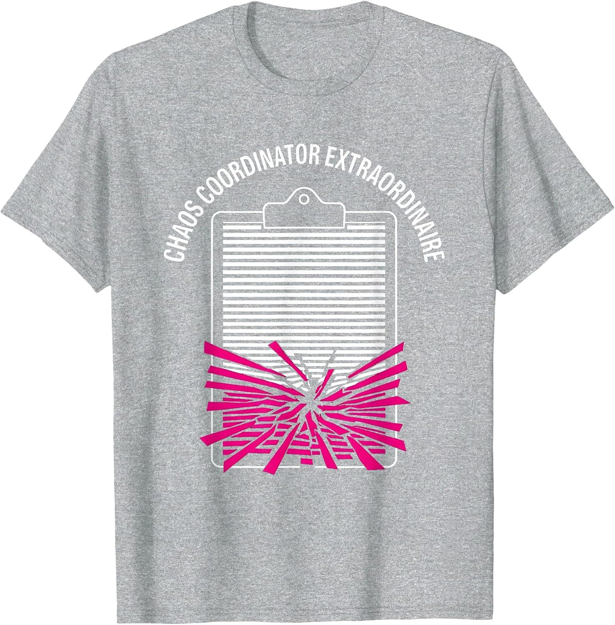 Men's Chaos Coordinator Extraordinaire Graphic Design T-Shirt - Heather Grey
