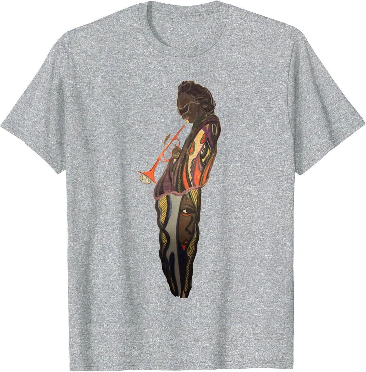 We Gonna Blow Trumpet for Legendary Jazz Artists T-Shirt - Heather Grey