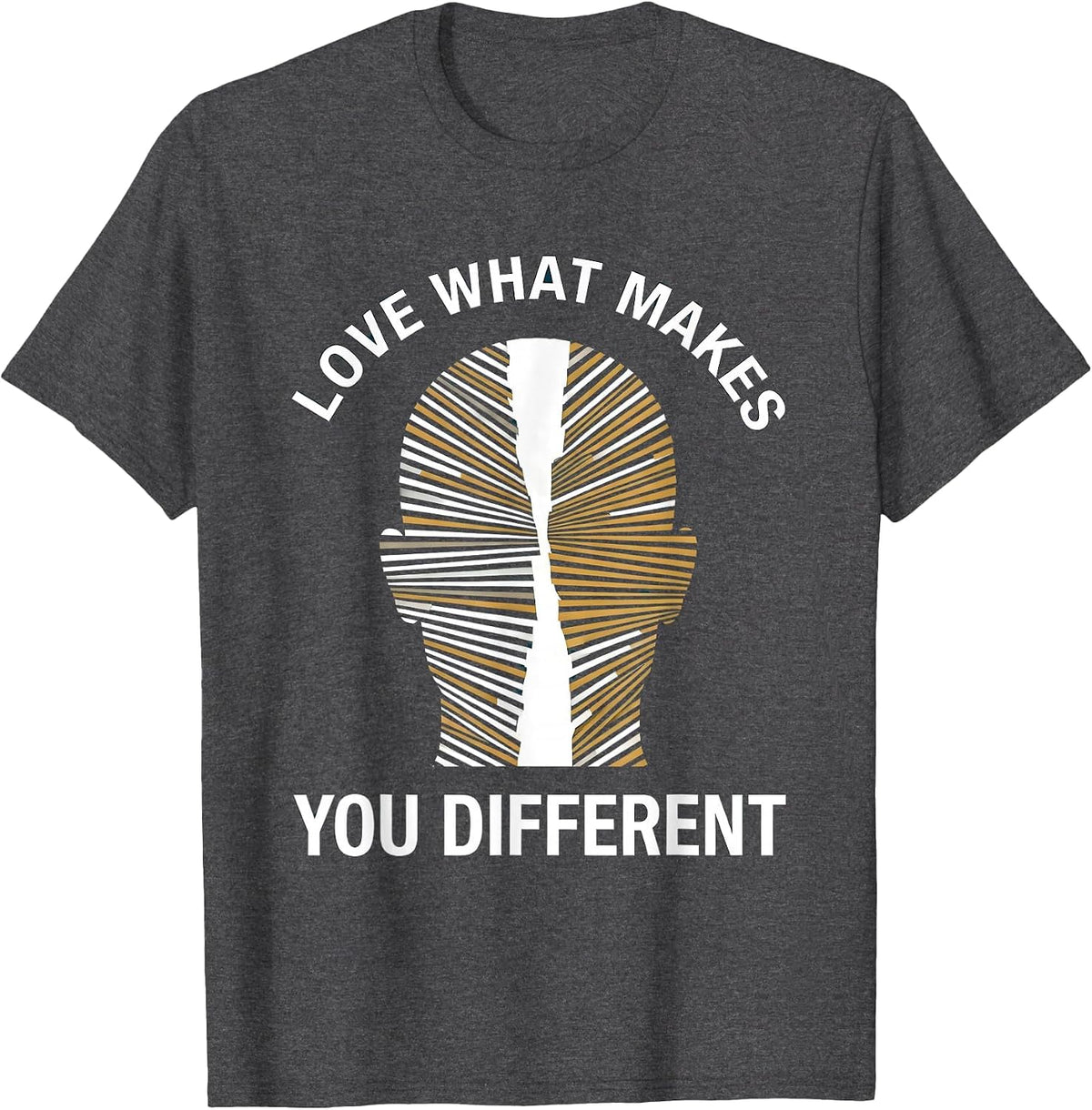 Love What Makes You Different Special Ed Teacher T-Shirt - Dark Heather Grey
