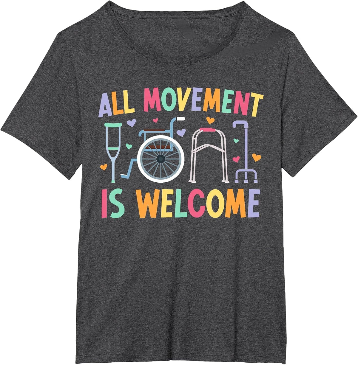 Funny Physical Therapist Physical Therapy Month T-Shirt - Dark Heather Grey