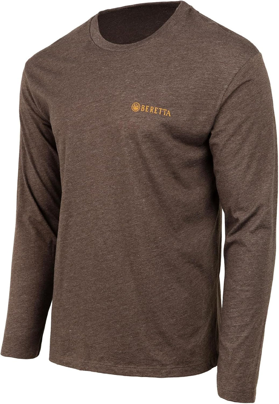 Beretta Men's Wing Drop Long Sleeve T-Shirt - Brown