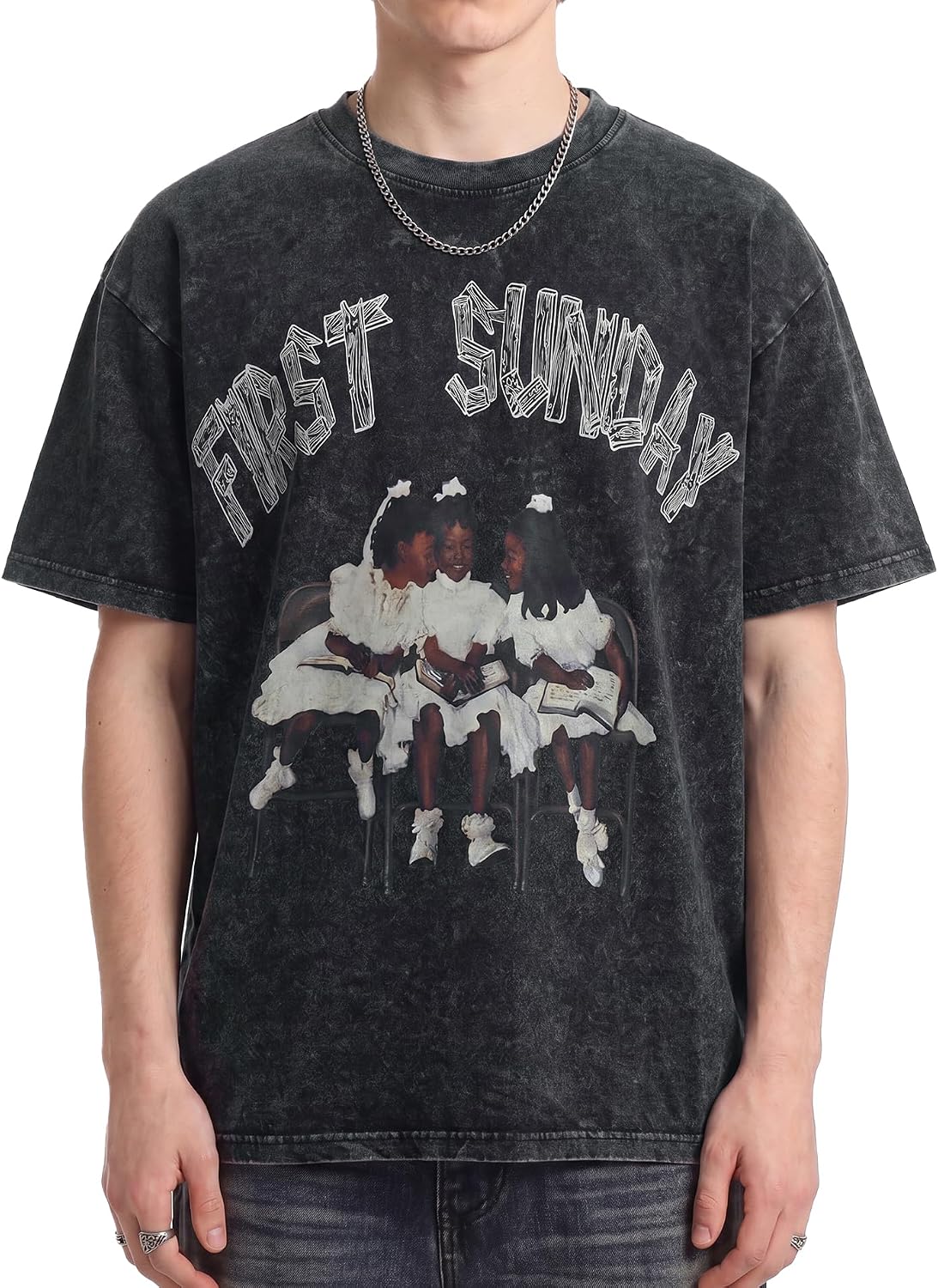 Christian T-Shirts for Men, Y2K Graphic Tees Shirt Unisex - Black