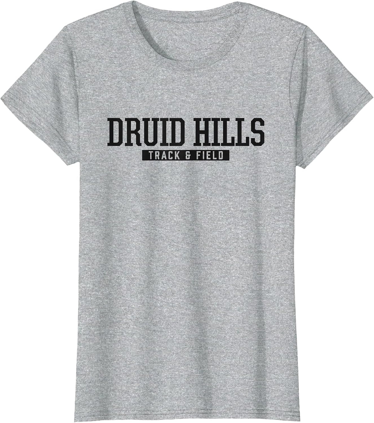 Druid Hills High School Track & Field T-Shirt - Heather Grey