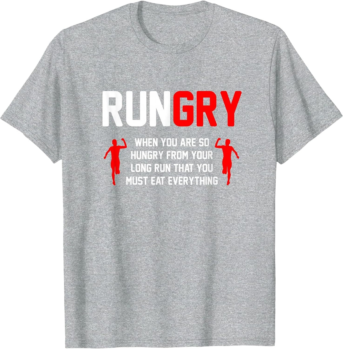 Cross Country Running - XC Run Runner T-Shirt - Heather Grey