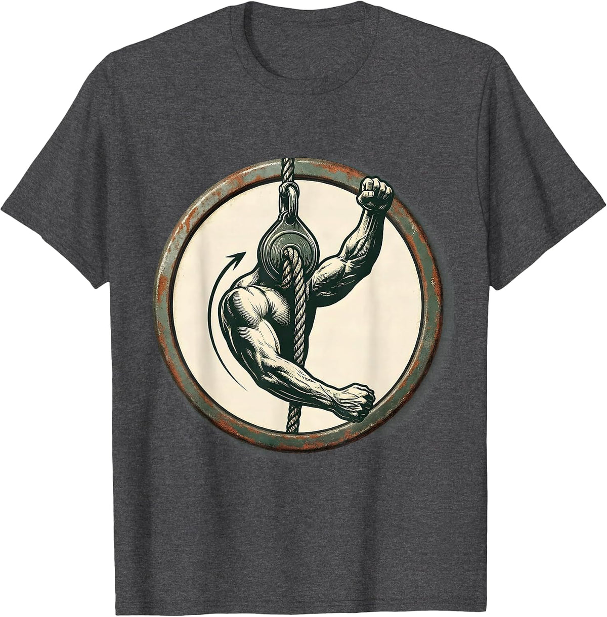 Sealed Therapy Team Vintage Rehab Clinician Appreciation T-Shirt - Dark Heather Grey