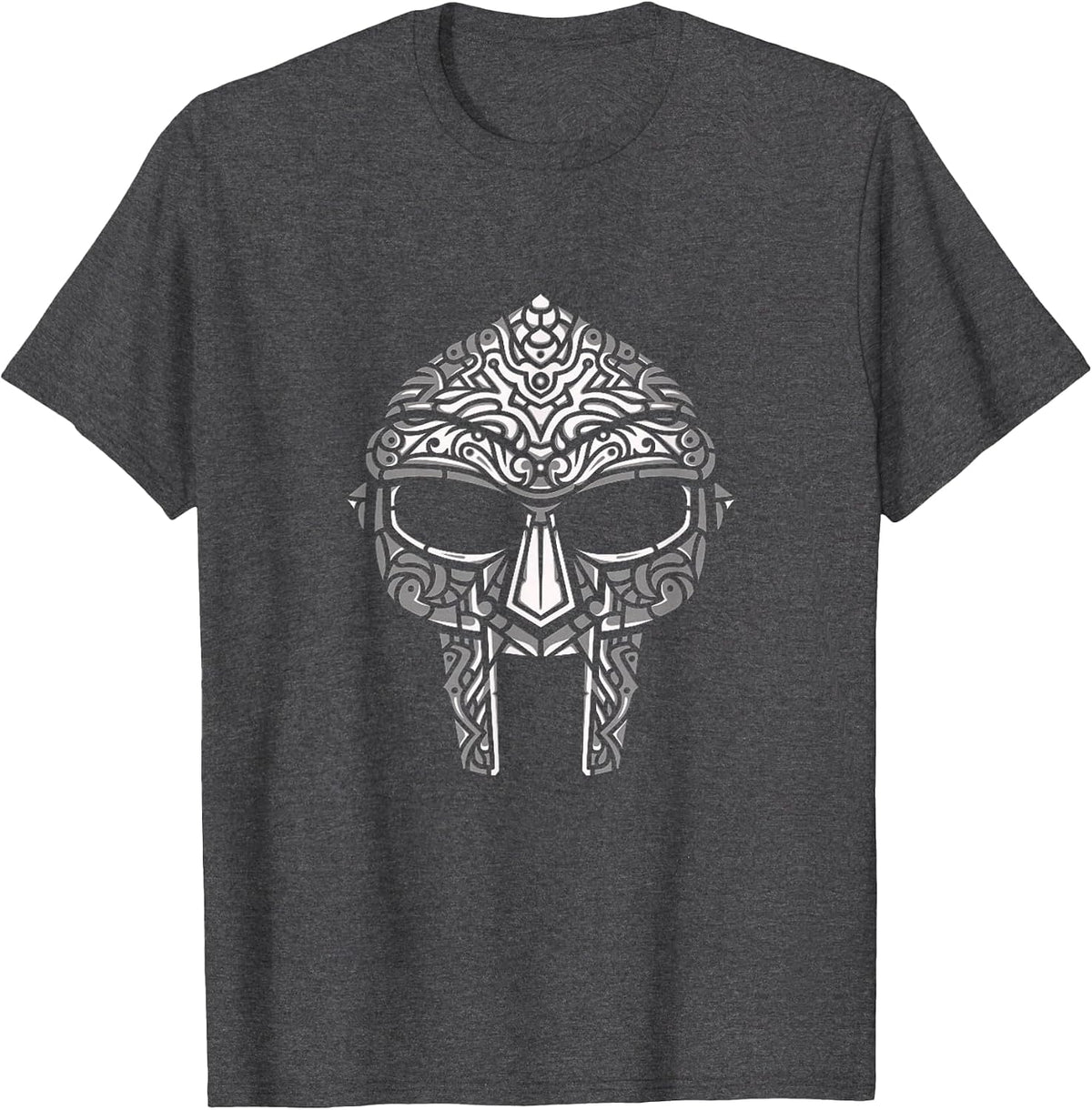 Villain Mask Tshirt T-Shirt - Dark Heather Grey