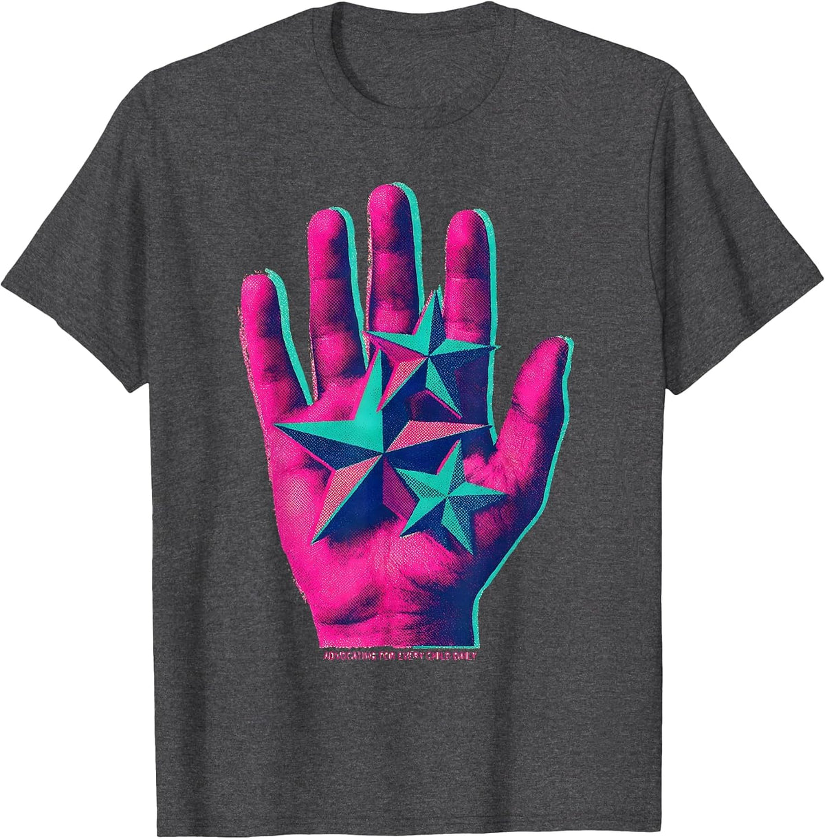 Men's Advocating for Every Child Daily Special Ed Teacher T-Shirt - Dark Heather Grey