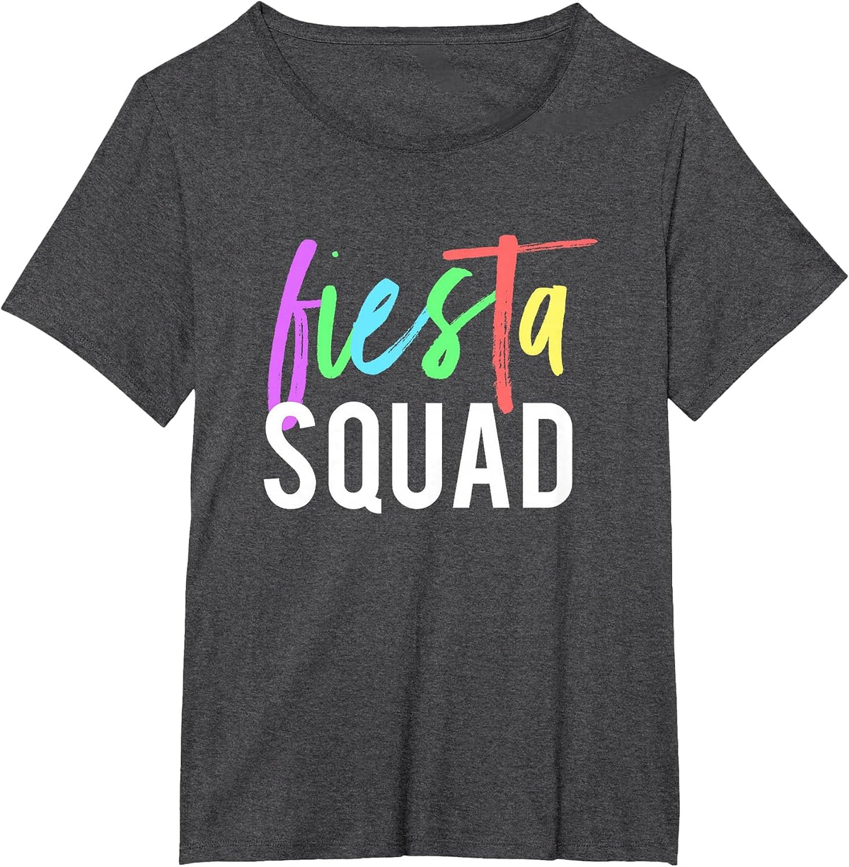 Funny Cinco De Mayo Fiesta Squad Design for Parties T-Shirt - Dark Heather Grey