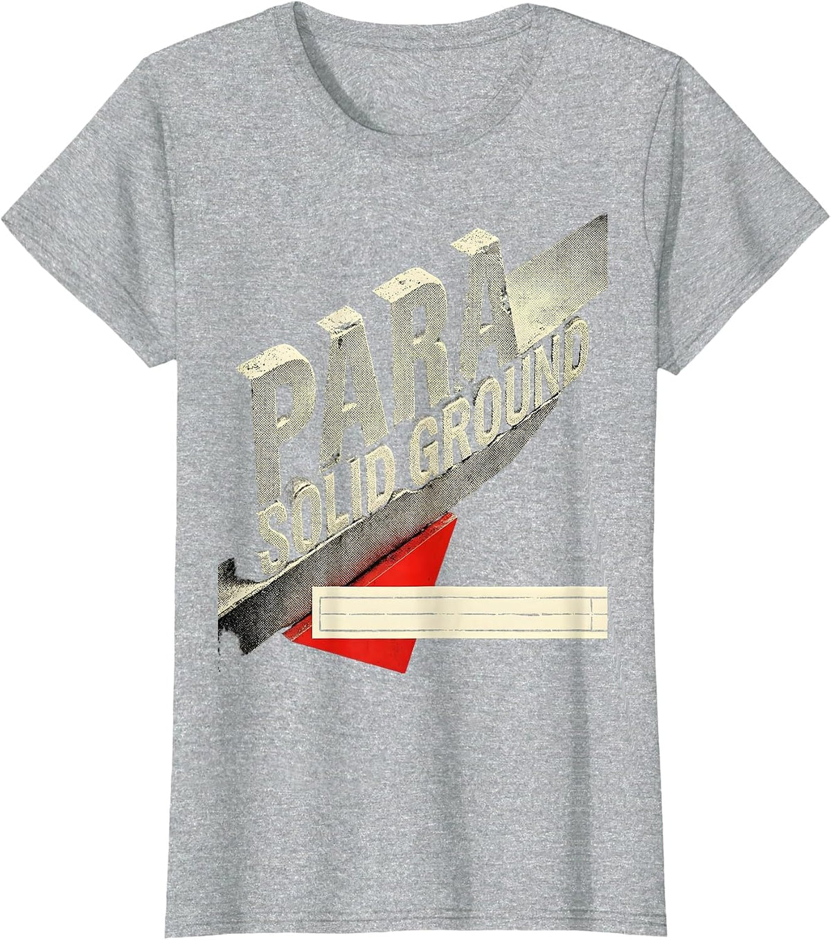 Para Solid Ground Constructivist Paraprofessional Teacher T-Shirt - Heather Grey
