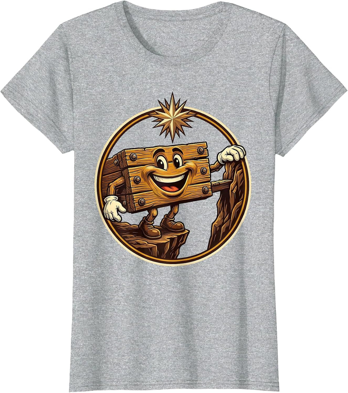 Social Worker Bridge Builder Graphic Design T-Shirt - Heather Grey