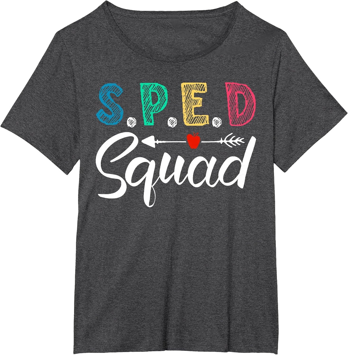 Sped Squad Teacher Special Education T-Shirt - Dark Heather Grey
