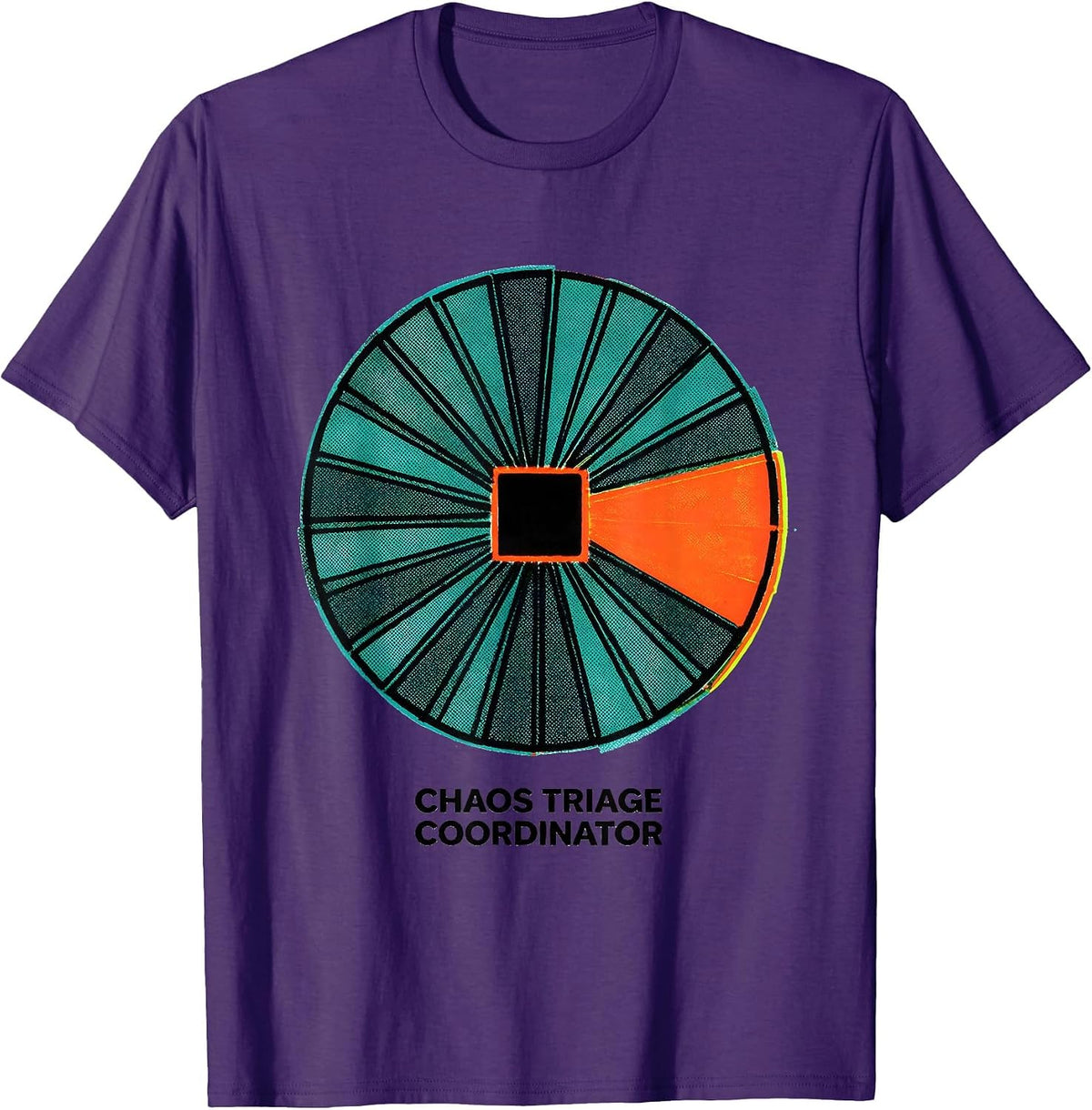 Chaos Triage Coordinator Funny Office Boss Coworker Gift T-Shirt - Purple
