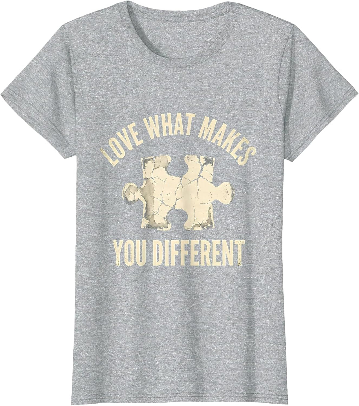 Women's Love What Makes You Different Special Ed Teacher T-Shirt - Heather Grey