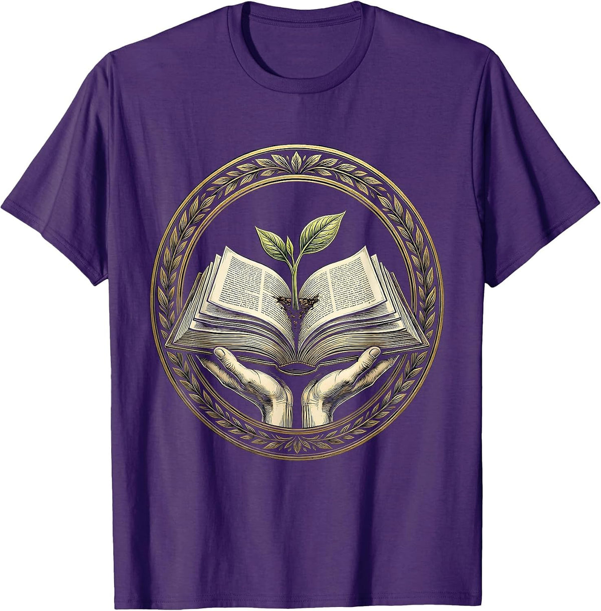 Men's Special Education Teacher Growing Minds Gift T-Shirt - Purple