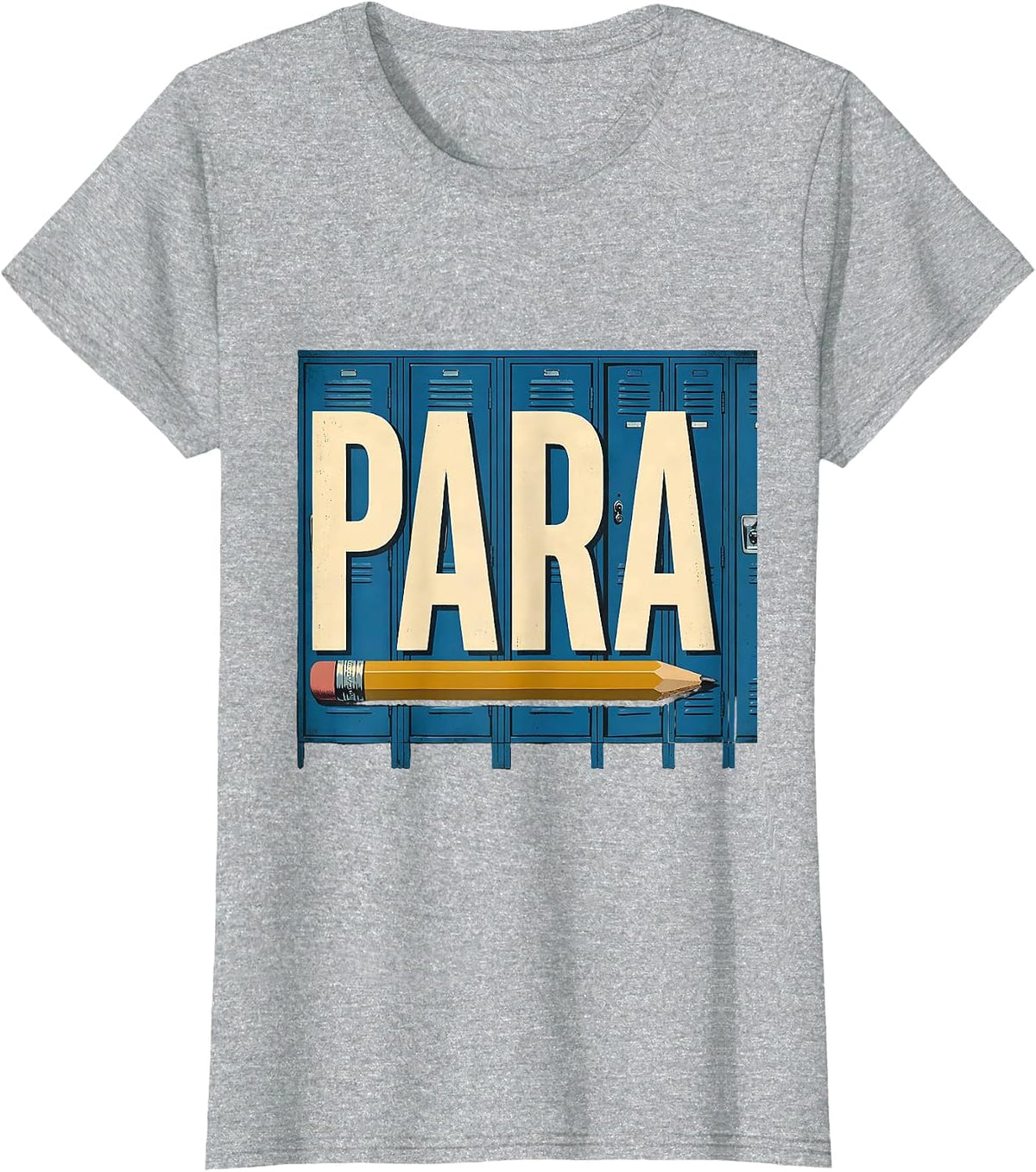 Para Funny Paraprofessional Paraeducator Teacher T-Shirt - Heather Grey