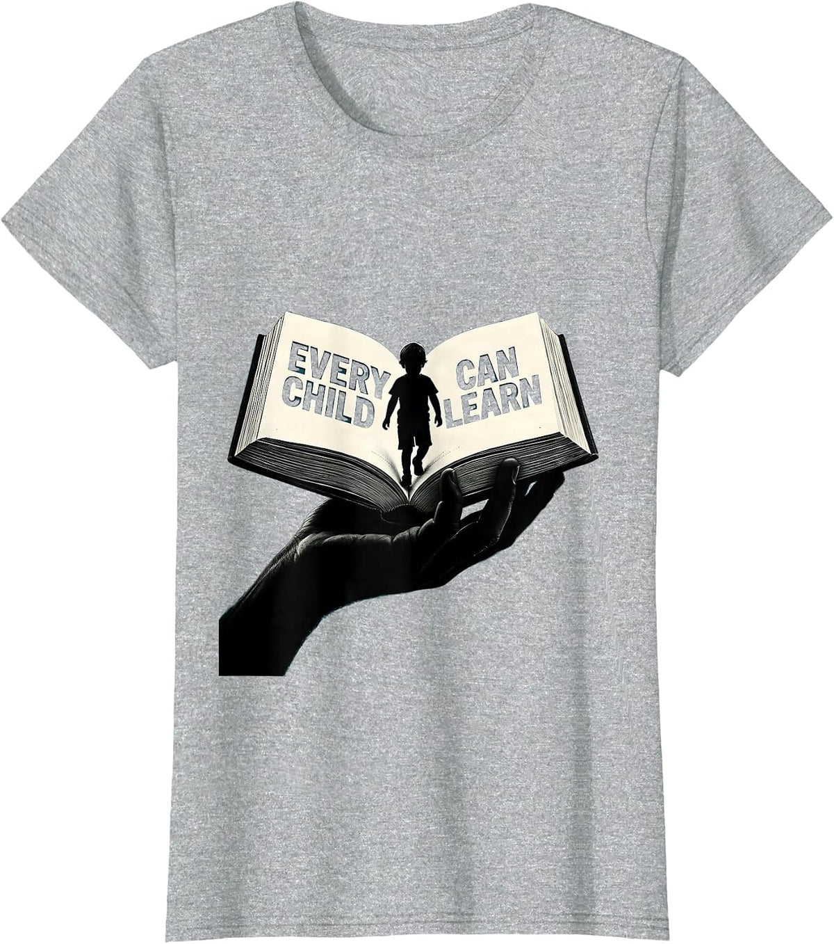 Every Child Can Learn Special Education Teacher T-Shirt - Heather Grey