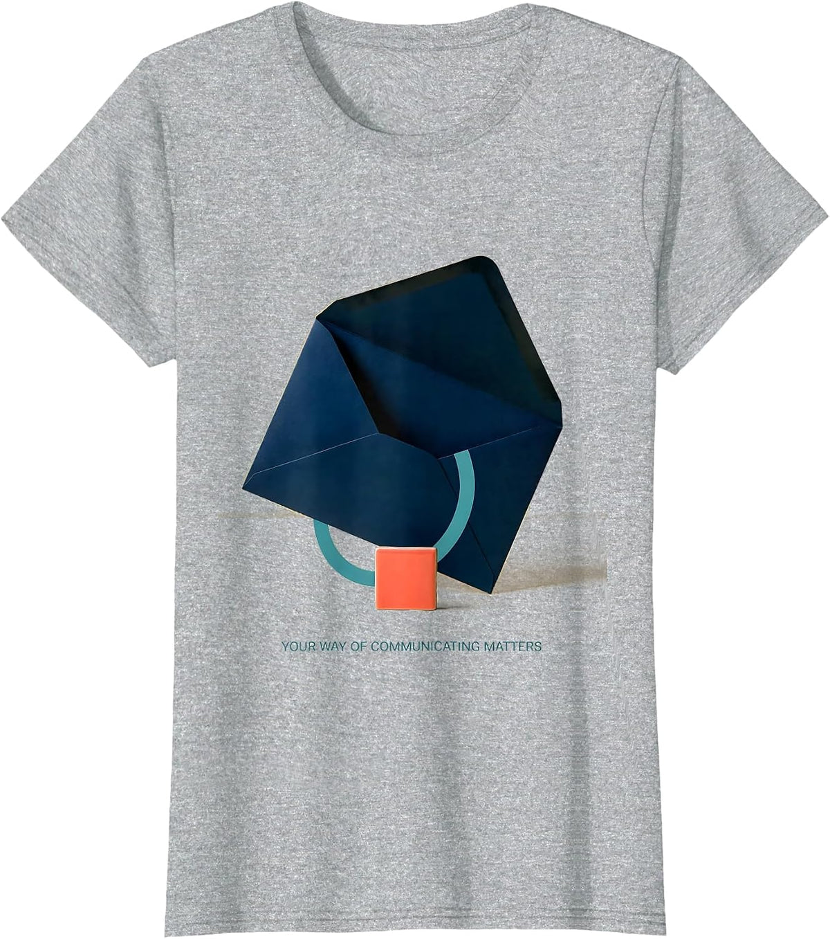 Women's Your Way Of Communicating Matters Speech Language T-Shirt - Heather Grey