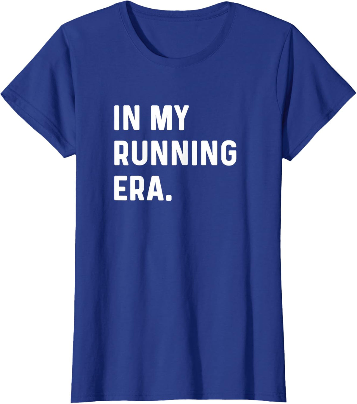 In My Running Era - Marathoner Run Runner Running 26.2 T-Shirt - Royal Blue