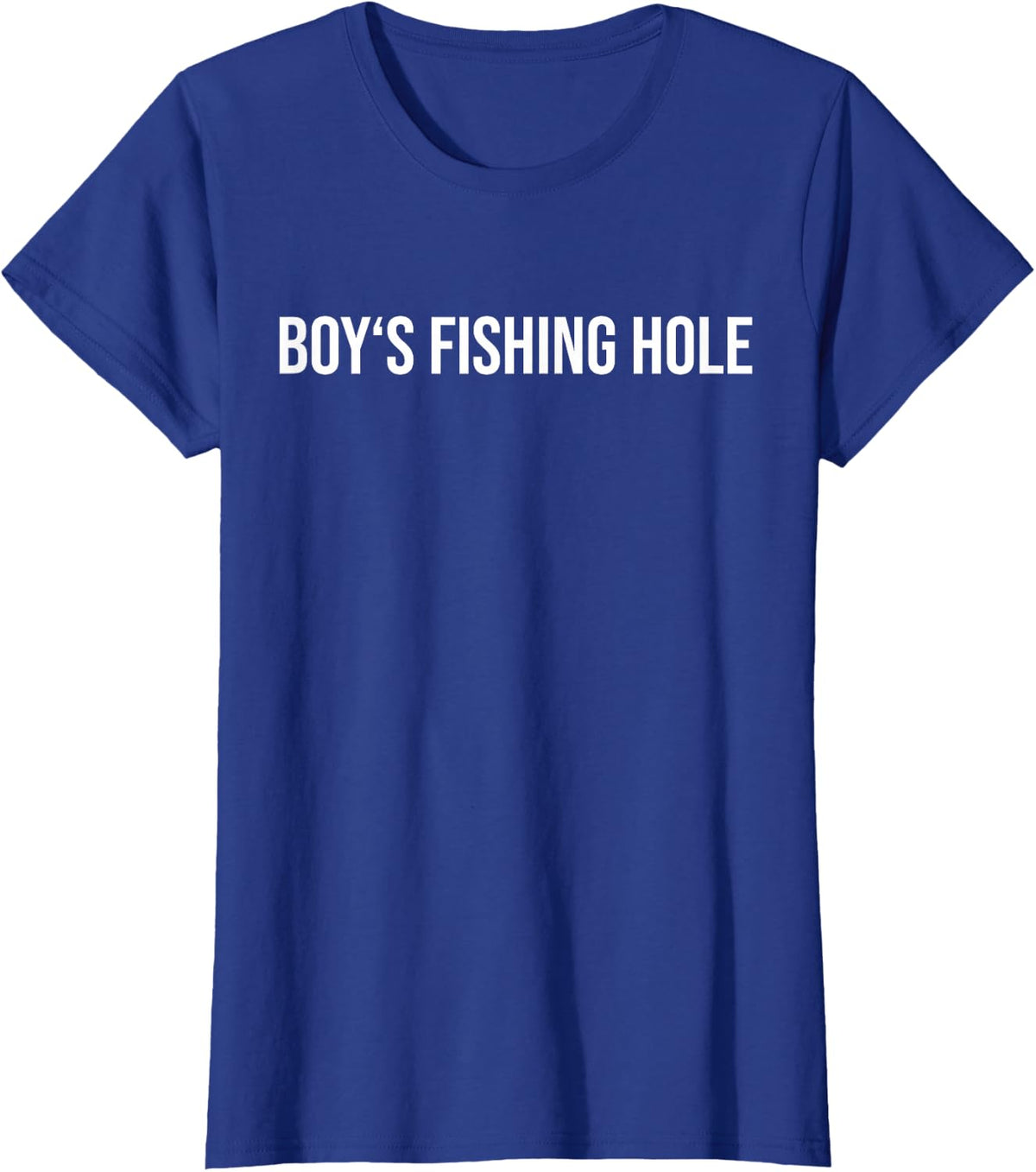 Boy's Fishing Hole T-Shirt - Royal Blue