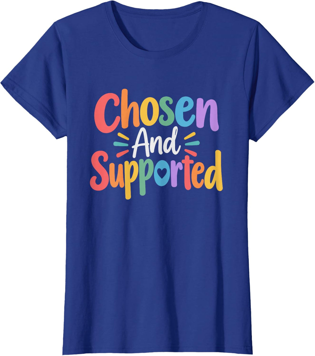 Special Education Teacher Adoption Chosen T-Shirt - Royal Blue