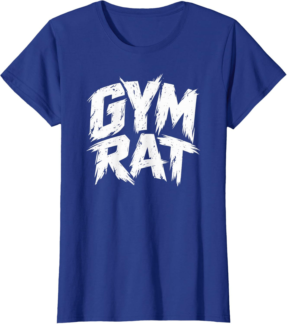 Gym Rat Men Essential Clothes Hustle Gym T-Shirt - Royal Blue