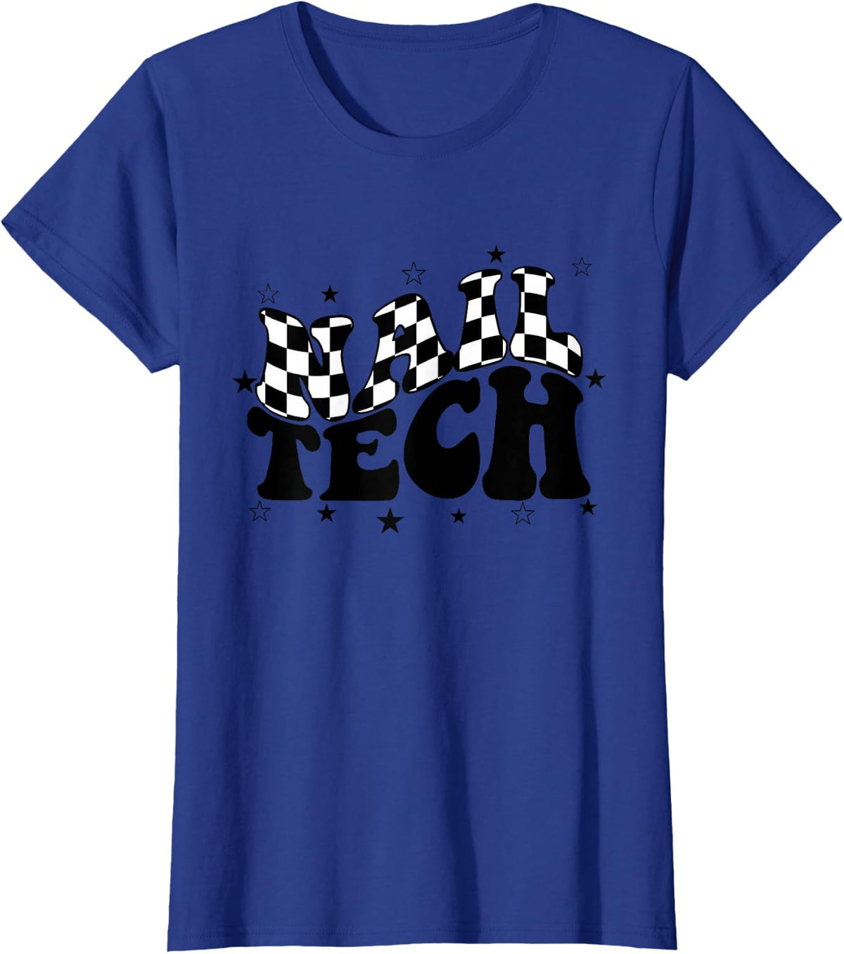 Nail Tech Graduation Licensed Nail Tech Tees T-Shirt For Certified Technicians - Royal Blue