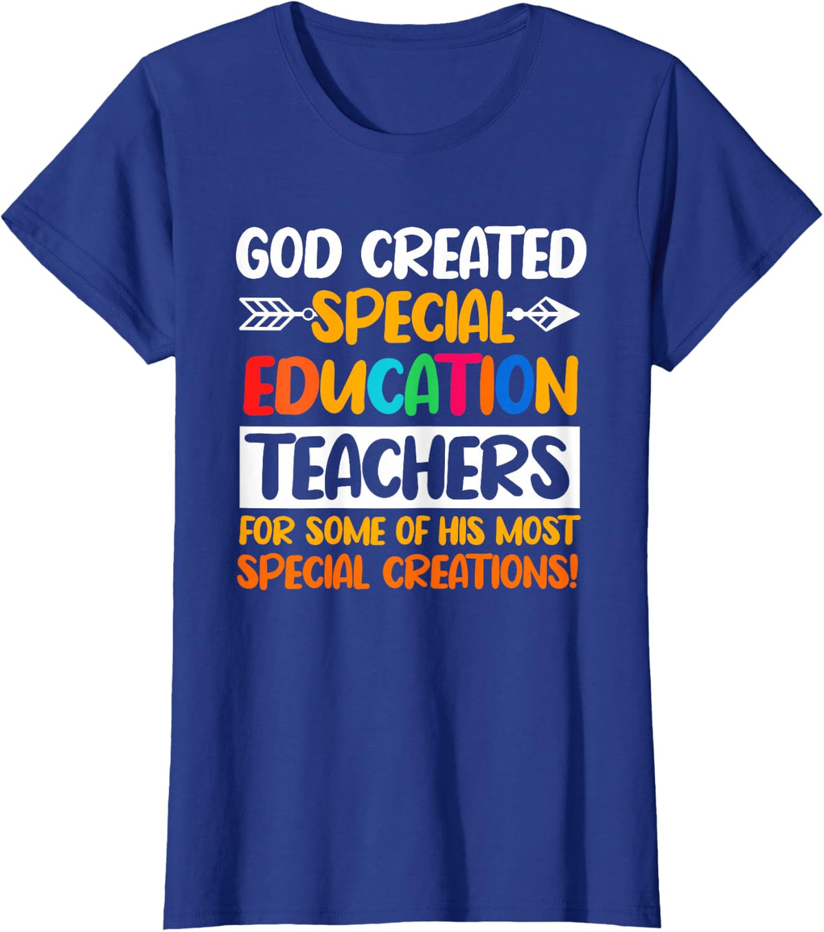 Special Education Teachers SPED Instructor Educator T-Shirt for Men Women Kids - Royal Blue