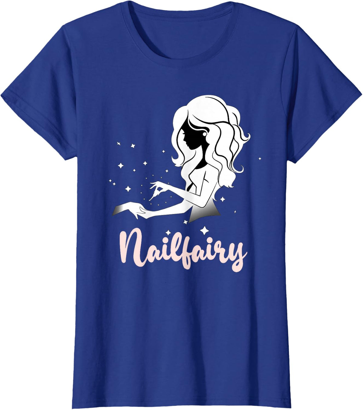 Cute Nailfairy Gift Nail Studio And Nail Tech T-Shirt - Royal Blue