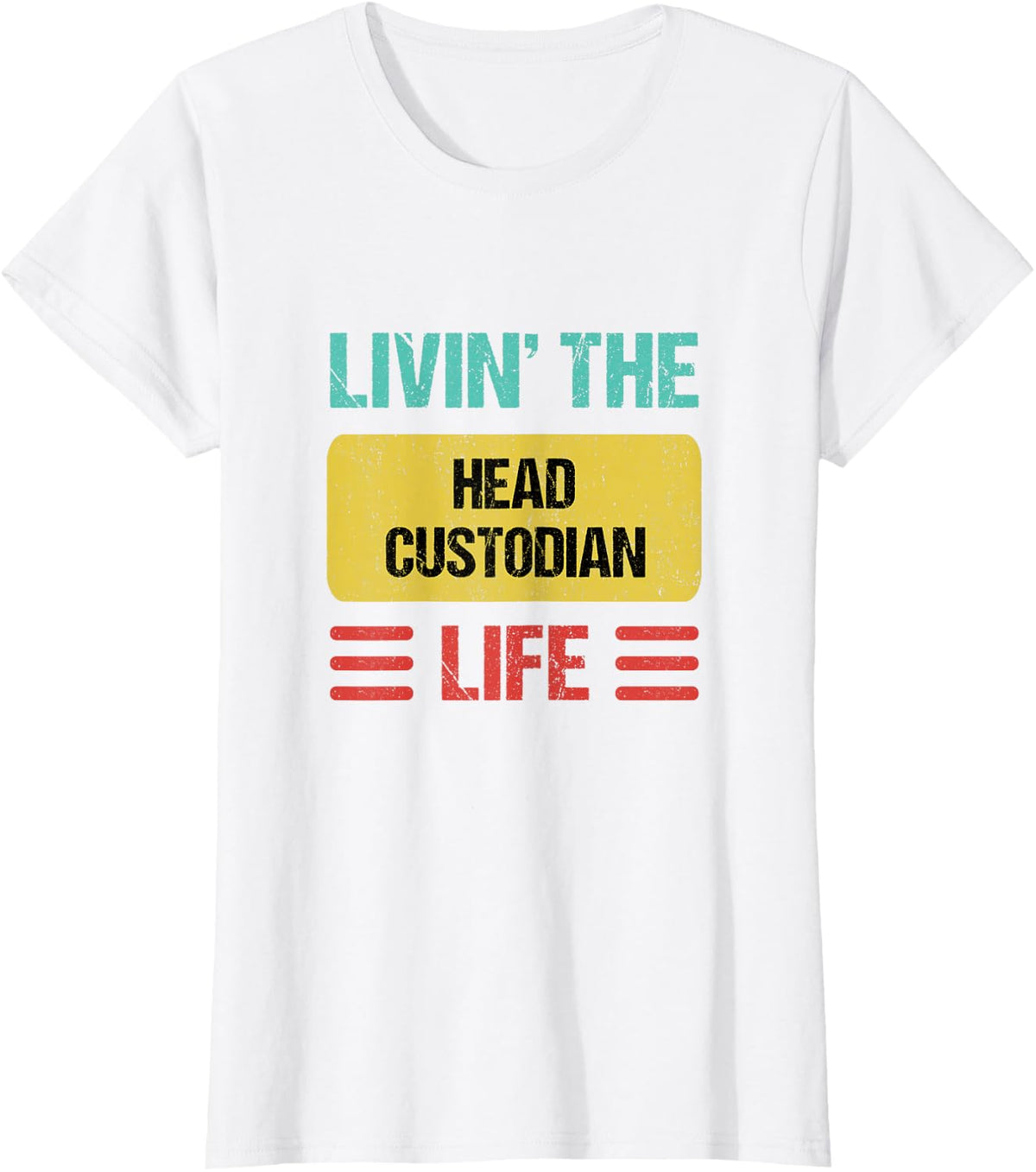 Head Custodian T-Shirt - White