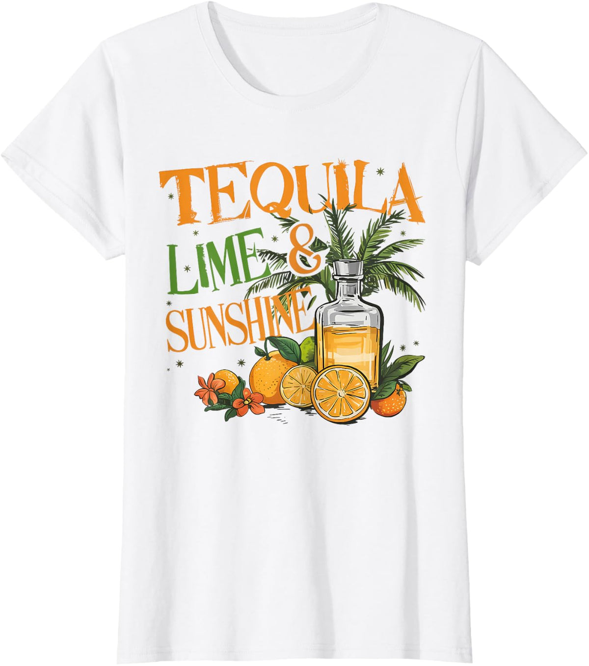 Cinco De Mayo Tequila Lime And Sunshine Alcohol Lover T-Shirt - White