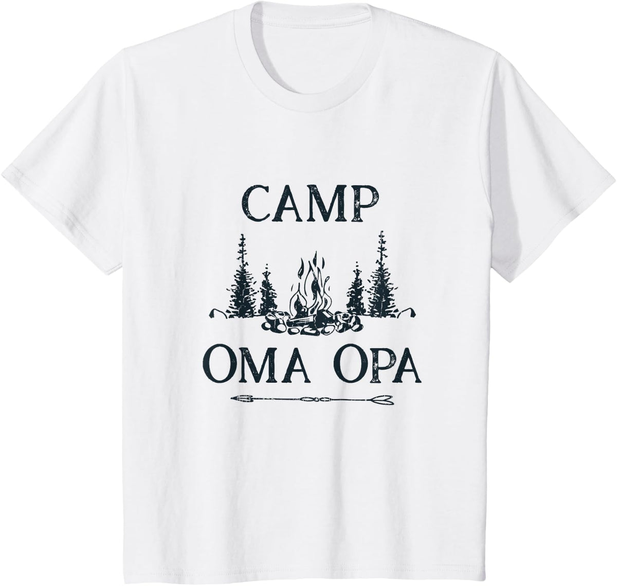 "Camp Oma Opa" T Shirt T-Shirt - White