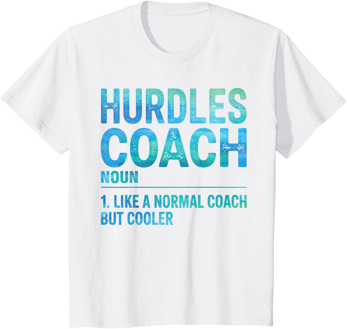 Hurdle Coach Costume for Men Women Track and Field Hurdler T-Shirt - White