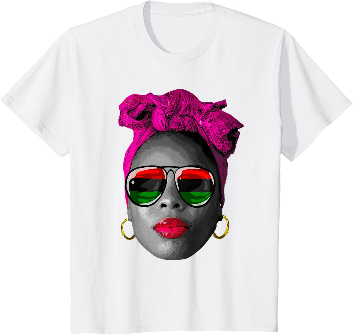 Juneteenth Shirts Women Dope Afro Doll Queen Black History T-Shirt - White