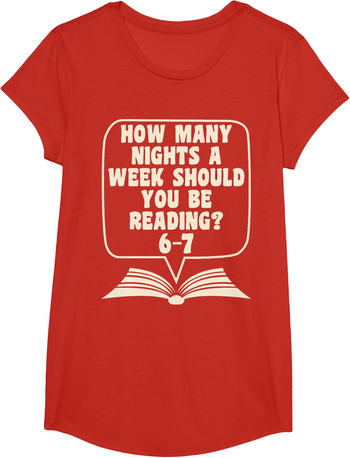 Reading 67 Meme English Teacher Funny Reader T-Shirt - Girls Red