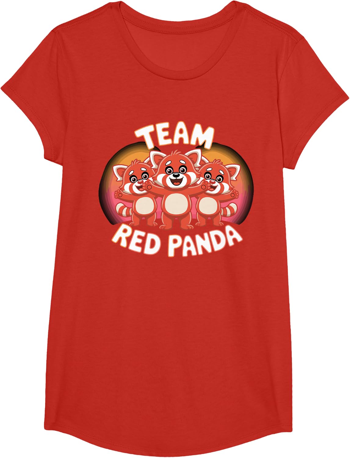 Team Red Panda Stuff | Red Panda Bear Costume Red Panda T-Shirt - Girls Red