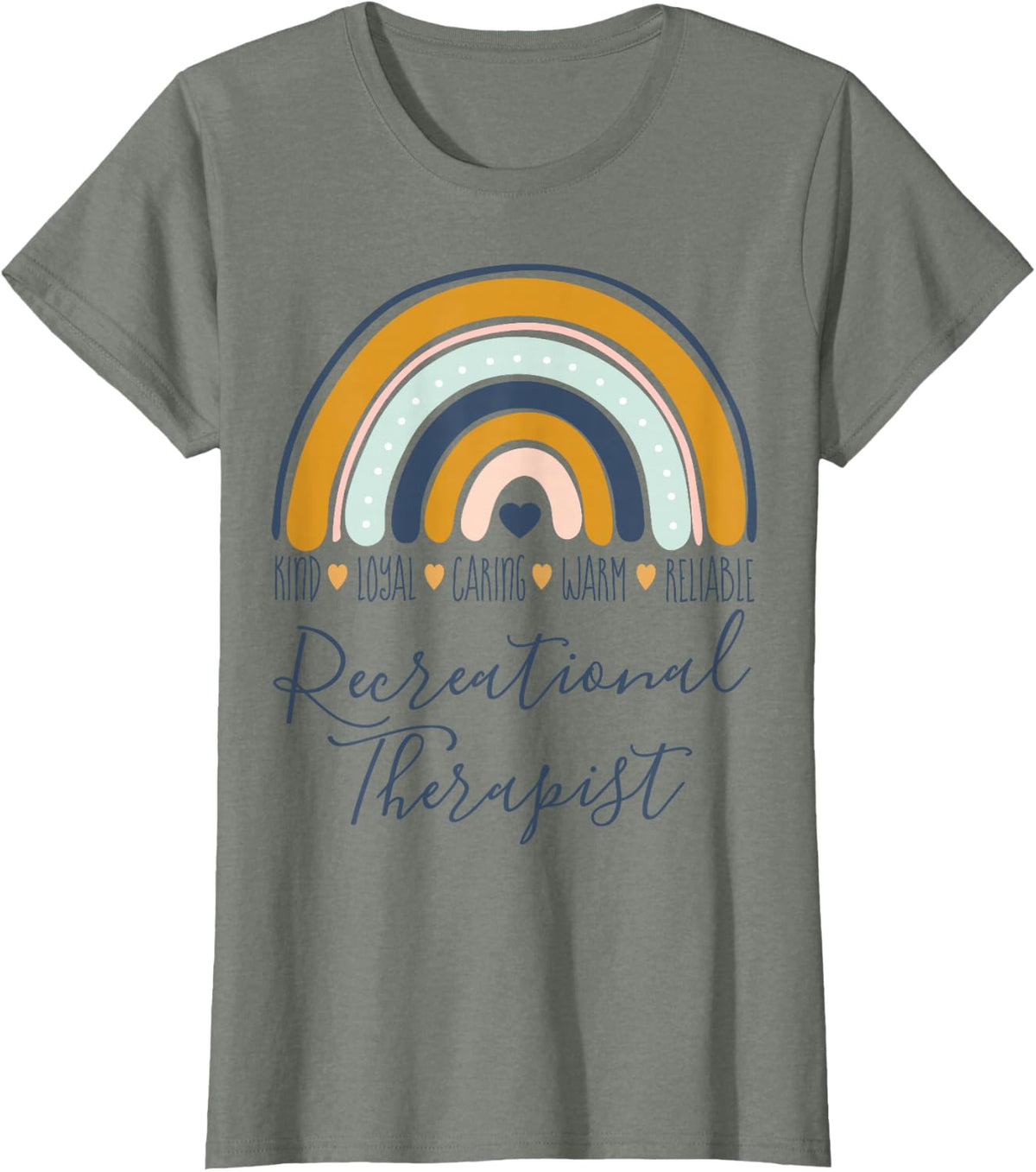 Recreational Therapist Recreation Therapy Therapeutic T-Shirt - Olive Heather