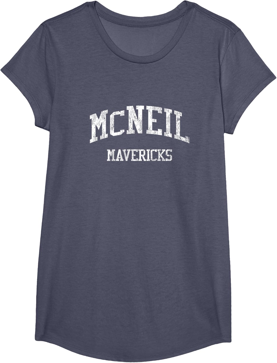 McNeil High School HS Austin TX Vintage Sports T-Shirt - Girls Heather Blue