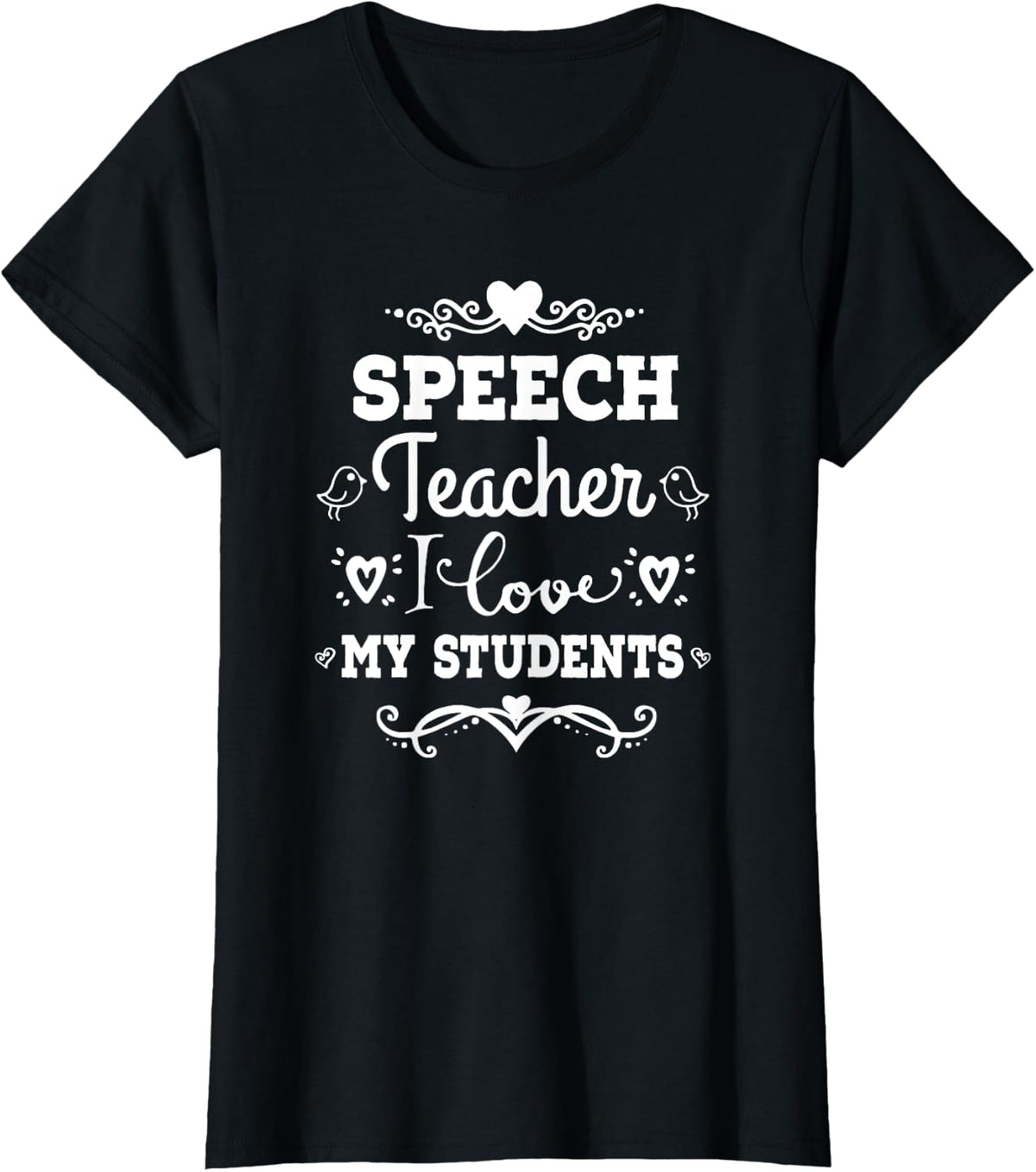 Speech Teacher SLPA Therapist Gift Men Women T-Shirt - Black