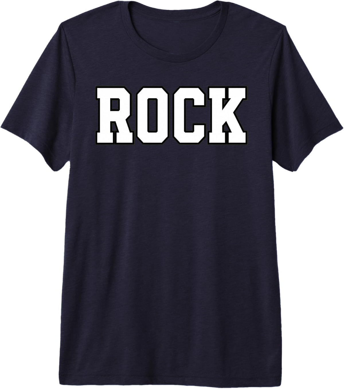 Rock Premium Tri-Blend T-Shirt - Navy Blue